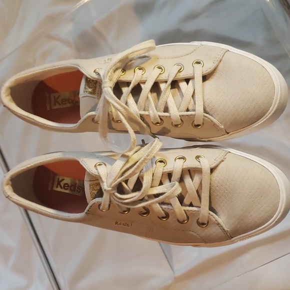 Keds Jump kick Sneaker Women's Beige Size 8 - Picture 2 of 8